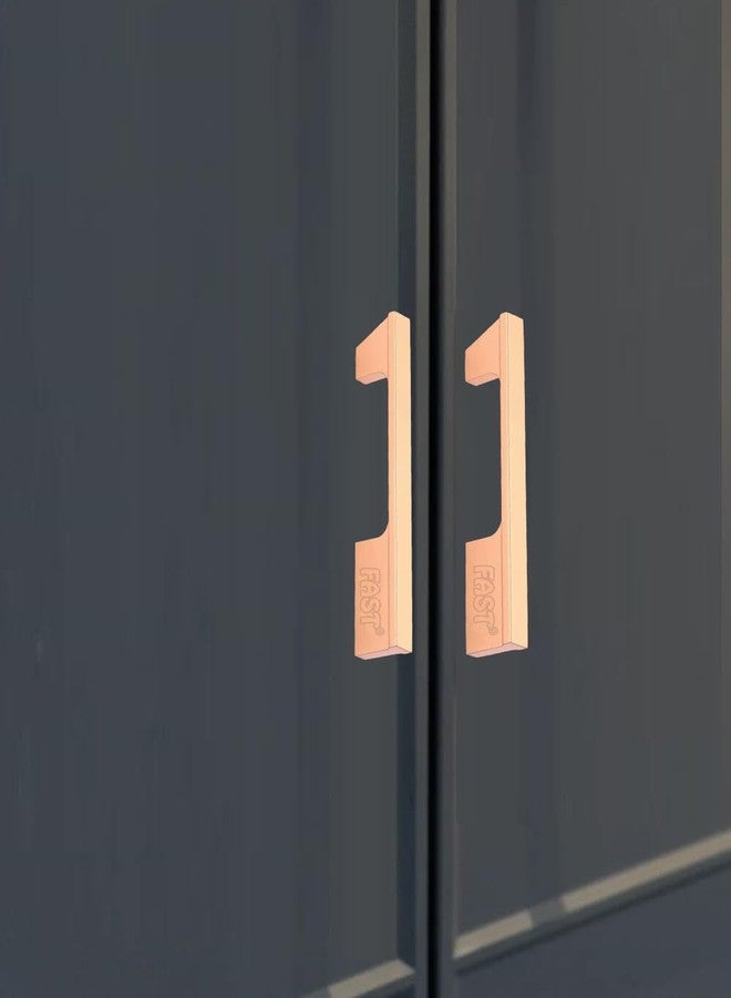 فاست مقبض سحب خزانة ومقابض أبواب خزانة ملابس من الذهب الوردي من فاست CP501A، قطعتان (6 بوصة) - Image 3